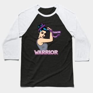 Fight Cancer Warrior Baseball T-Shirt